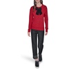 image:imageKARL LAGERFELD Womens Long Sleeve Crew Neck Bow SweaterAdmiralBlack