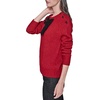 image:imageKARL LAGERFELD Womens Long Sleeve Crew Neck Bow SweaterAdmiralBlack