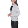 image:imageKARL LAGERFELD Womens Long Sleeve Crew Neck Bow SweaterSoft WhiteBlack