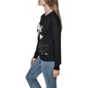 image:imageKARL LAGERFELD Womens Long Sleeve Crew Neck Bow Tattoo SweaterBlackSoft White