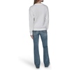 image:imageKARL LAGERFELD Womens Long Sleeve Crew Neck Bow Tattoo SweaterSoft WhiteBlack