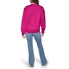 image:imageKARL LAGERFELD Womens Long Sleeve Crew Neck Choupette Patch Fleece SweatshirtBright Jewel Pink