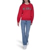 image:imageKARL LAGERFELD Womens Long Sleeve Crew Neck Eiffel Tower Fleece SweatshirtAdmiral Red