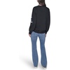 image:imageKARL LAGERFELD Womens Long Sleeve Crew Neck Karl Patch Fleece SweatshirtBlack