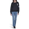 image:imageKARL LAGERFELD Womens Long Sleeve Crew Neck Karl Patch Fleece SweatshirtBlack