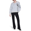 image:imageKARL LAGERFELD Womens Long Sleeve Crew Neck Karl Patch Fleece SweatshirtLight Grey Heather