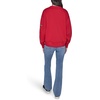 image:imageKARL LAGERFELD Womens Long Sleeve Crew Neck Varsity Patch Fleece SweatshirtAdmiral Red