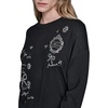 image:imageKARL LAGERFELD Womens Long Sleeve Crew Neck Whimsy SweaterBlack