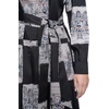 image:imageKARL LAGERFELD Womens Long Sleeve Printed Twill Wear to Work Shirt DressBlackBirch Multi