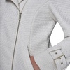image:imageKARL LAGERFELD Womens Long Sleeve Soft Suiting Jacket With Zipper ClosureCream