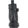 image:imageKARL LAGERFELD Womens Lugsole Maeva Combat Boot With Crystal DetailBlack