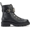 image:imageKARL LAGERFELD Womens Lugsole Maeva Combat Boot With Crystal DetailBlack