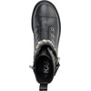 image:imageKARL LAGERFELD Womens Lugsole Maeva Combat Boot With Crystal DetailBlack