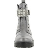 image:imageKARL LAGERFELD Womens Lugsole Maeva Combat Boot With Crystal DetailPewter