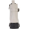 image:imageKARL LAGERFELD Womens Lugsole Maeva Combat Boot With Crystal DetailSoft White