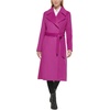 image:imageKARL LAGERFELD Womens Luxe Twill Classic Belted MaxiBerry