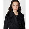 image:imageKARL LAGERFELD Womens Luxe Twill Classic Belted MaxiBlack