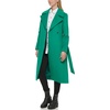 image:imageKARL LAGERFELD Womens Luxe Twill Classic Belted MaxiSpearmint