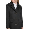 image:imageKARL LAGERFELD Womens Luxe Twill Classic Stitch CoatBlack