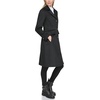 image:imageKARL LAGERFELD Womens Luxe Twill Classic Stitch CoatBlack