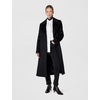 image:imageKARL LAGERFELD Womens Luxe Wool Classic Long Wrap Coat W FurBlack