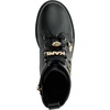 image:imageKARL LAGERFELD Womens Makenzie Lace Up Combat Boot With PinsBlack