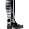 image:imageKARL LAGERFELD Womens Meara II Knee High Tall Riding BootBlackWhite