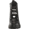 image:imageKARL LAGERFELD Womens Mela Platform Combat BootBlack
