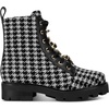 image:imageKARL LAGERFELD Womens Mela Platform Combat BootBlackGrey