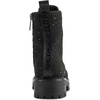 image:imageKARL LAGERFELD Womens Mela Platform Combat BootBlackSilver