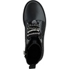 image:imageKARL LAGERFELD Womens Mela Platform Combat BootBlackSilver