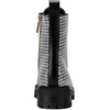 image:imageKARL LAGERFELD Womens Mela Platform Combat BootBlackWhite