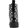 image:imageKARL LAGERFELD Womens Mela Platform Combat BootWhiteBlack