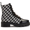 image:imageKARL LAGERFELD Womens Mela Platform Combat BootWhiteBlack