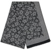 image:imageKARL LAGERFELD Womens Metallic Daisy Lightweight Wrap ScarfBlack