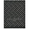 image:imageKARL LAGERFELD Womens Metallic Icon Print Lightweight PashminaBlack