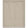 image:imageKARL LAGERFELD Womens Metallic Icon Print Lightweight PashminaEggshell
