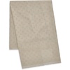 image:imageKARL LAGERFELD Womens Metallic Icon Print Lightweight PashminaEggshell