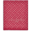 image:imageKARL LAGERFELD Womens Metallic Icon Print Lightweight PashminaTeaberry