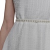 image:imageKARL LAGERFELD Womens Mini Scoop Neck a Line DressSoft White