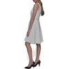 image:imageKARL LAGERFELD Womens Mini Scoop Neck a Line DressSoft White