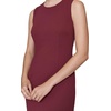 image:imageKARL LAGERFELD Womens Pearl Trim Sleeveless Round Neck Sheath DressBarolo Wine
