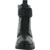 image:imageKARL LAGERFELD Womens Pippa Lug Sole Combat Boot With Rhinestone EmbellishmentsBlack