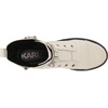 image:imageKARL LAGERFELD Womens Pippa Lug Sole Combat Boot With Rhinestone EmbellishmentsBone