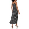 image:imageKARL LAGERFELD Womens Polka Dot Ruffle Front DressBlackSoft White