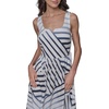 image:imageKARL LAGERFELD Womens Printed V Neck Sleeveless Midi DressSoft WhiteChambray Blue Multi