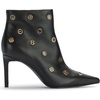 image:imageKARL LAGERFELD Womens Saina Heeled Dress Bootie With Pin EmbellishmentsBlack