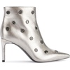 image:imageKARL LAGERFELD Womens Saina Heeled Dress Bootie With Pin EmbellishmentsPewter