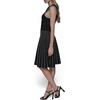 image:imageKARL LAGERFELD Womens Scoop Neck Sleeveless Sweater DressBlack