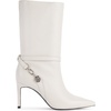 image:imageKARL LAGERFELD Womens Sharina Midcalf Heeled BootieSoft White